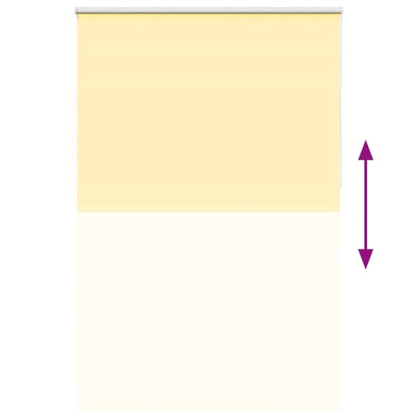 vidaXL rullegardin mørklægning 150x230 cm stofbredde 146,6cm polyester