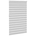 Miniatyrbilde 4 av 11: vidaXL Sebragardin lysegrå 145x230 cm stoff bredde 140,9 cm polyester