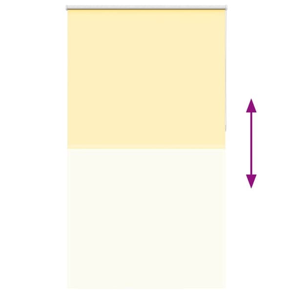vidaXL Rullegardin lystette 140x230 cm stoff bredde 136,6 cm polyester