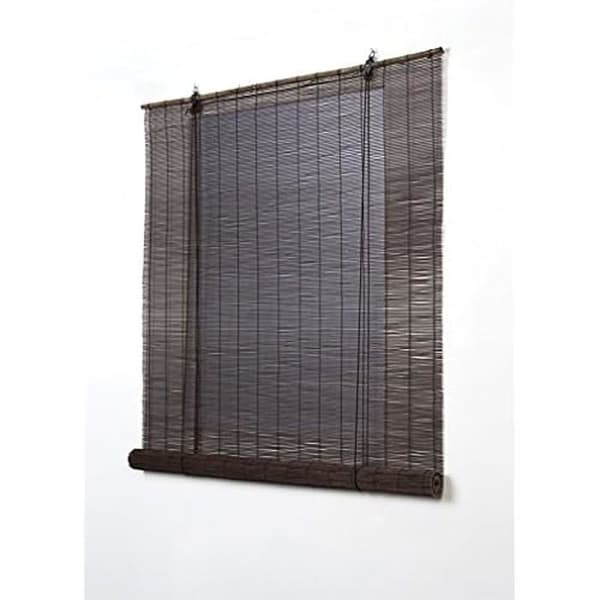 EMATRONIC Wired Blind Bamboo Collection Mörkbrun 60 x 175 cm
