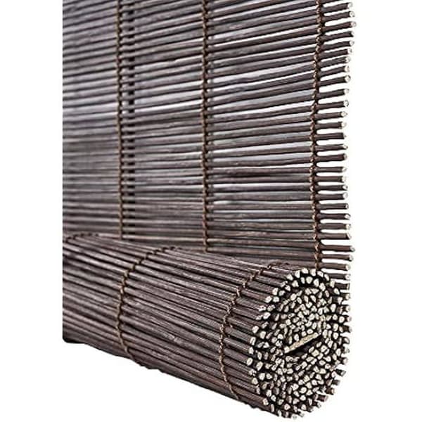 EMATRONIC Wired Blind Bamboo Collection Mörkbrun 60 x 175 cm
