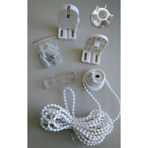 BRUGT Gennemsigtigt rullegardin Naturals Hvid Polyester (Refurbished A)