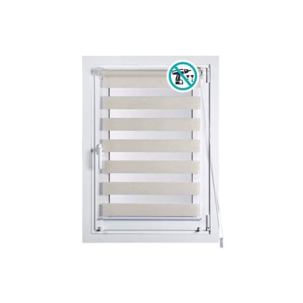 Clip&Fix Blind Night&Day Linne 120X180Cm - RENSON - Night And Day Rullgardin