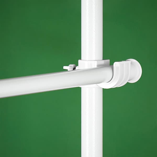 Rootz Justerbar Room Divider Curtain - Space Separator - Privatlivsdelere - Skinvenlig polyester - 162-266 cm x 199-262cm