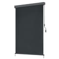 Miniatyrbild 1 av 4: YUENFONG Marquise de balcon 160 x 250 cm Vertikal markis med vev Solskydd Visuellt skydd, Antracit
