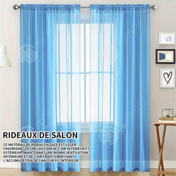 INN Gardin 132x213cm skira gardiner halvtransparent gardin interiör modern fönsterdekoration för vardagsrum sovrum ren färg