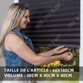Miniatyrbild 3 av 4: TD 2ST Day Night Rullgardin 60x180cm kort mörkläggningsgardin dubbla gardiner engångs non-woven gardiner no punch black
