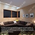 Miniatyrbild 2 av 4: TD 2ST Day Night Rullgardin 60x180cm kort mörkläggningsgardin dubbla gardiner engångs non-woven gardiner no punch black