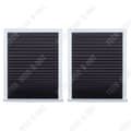 Miniatyrbild 1 av 4: TD 2ST Day Night Rullgardin 60x180cm kort mörkläggningsgardin dubbla gardiner engångs non-woven gardiner no punch black