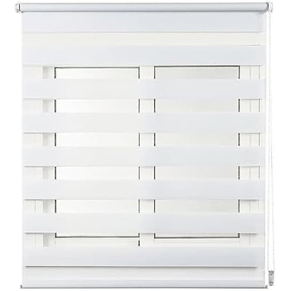 Stor Planet - Clip&amp;Fix Blind Night and Day Vit Stor Planet 75 (L) x 180 (H) cm.
