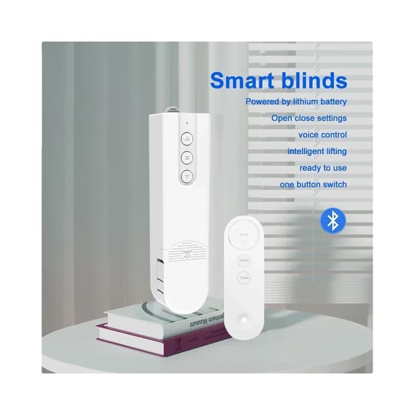 Smart elektrisk gardinmotor, Wi-Fi-anslutning, röststyrning,Bluetooth