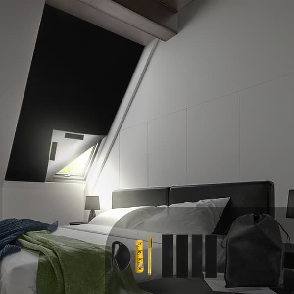 Fönster mörkläggningstyg takfönster mörkläggande solskydd 100% takfönster, 100*145cm