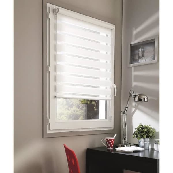 Butik rullgardin MADECO BASIC - Vit - L 52 x H 160 cm