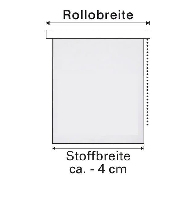 Fönstergardin Deco company - 23-1389 - Rullgardin, Polyester, Ljusgrå, 60 x 150 cm
