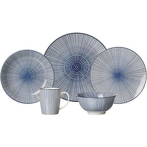 Ritzenhoff & Breker Skålar Kit Royal Makoto 4 delar 20,5 cm Diameter Porslin Blå-Vit