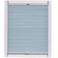 Miniatyrbild 1 av 3: Butik plissé bivax - Sunl - INES - 90 x 220 cm - Vit - Filtrering - Plast