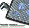 Miniatyrbild 6 av 10: Självhäftande solskyddsfilm i aluminiumfolie – värmeisolering, UV-skydd och insynsskydd, lämplig för balkongfönster och uterum