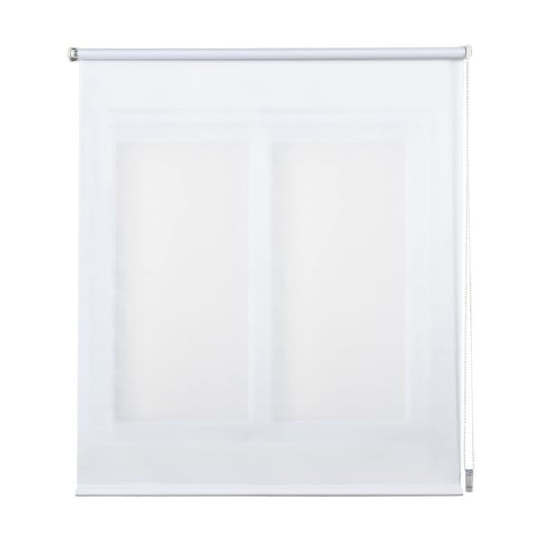 Rullpersienner Stor Planet Clip&Fix Night&Day Vit 150 x 180 cm