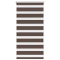 Miniatyrbild 2 av 2: Rullgardin randig brun 60 x 120 cm transparent
