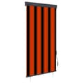 Miniatyrbild 1 av 2: Rullgardin utomhus 80x250 cm orange och brun