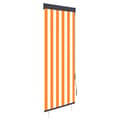 Miniatyrbild 1 av 2: Rullgardin utomhus 60x250 cm vit och orange