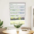 Miniatyrbild 1 av 2: Rullgardin randig vit 70 x 120 cm transparent