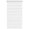 Miniatyrbild 2 av 2: Rullgardin randig vit 90 x 150 cm transparent