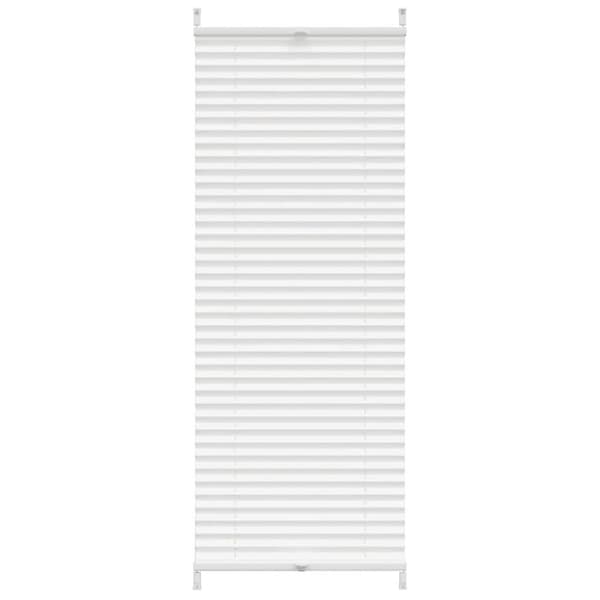 Plisségardin 40x150 cm vit