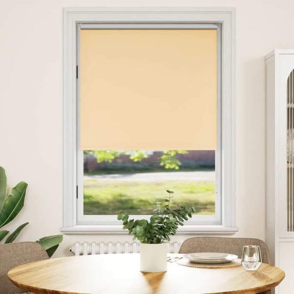 Rullgardin beige 80 x 175 cm mörkläggande
