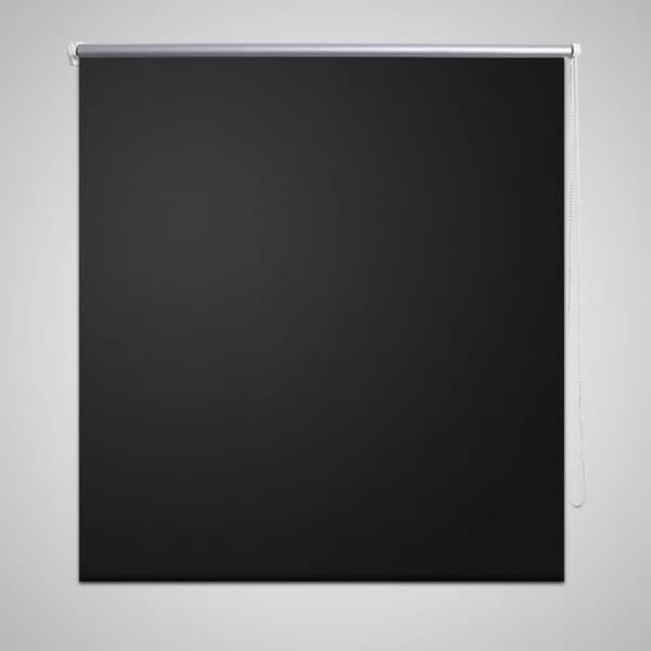 Rullgardin svart 80 x 230 cm mörkläggande