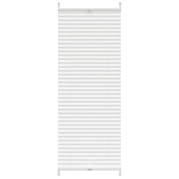 Plisségardin 40x125 cm vit
