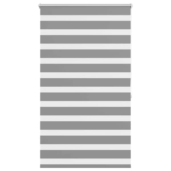 Rullgardin randig grå 100 x 175 cm transparent