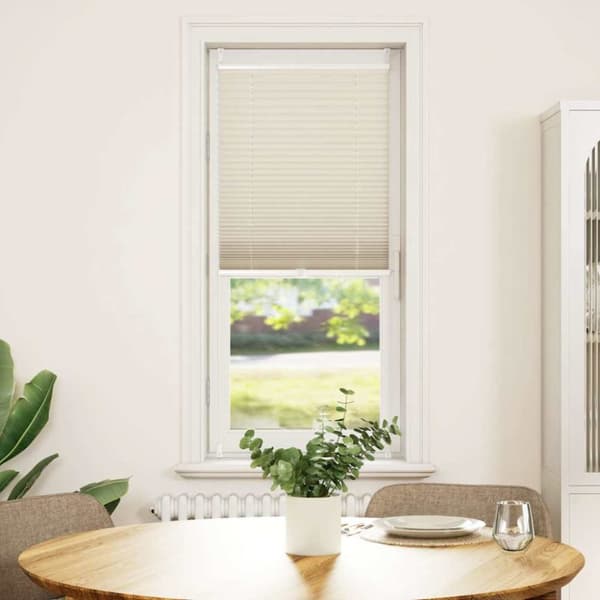 Plisségardin 50x150 cm creme