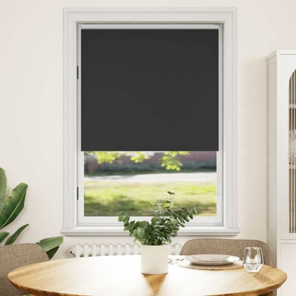 Rullgardin svart 100 x 175 cm mörkläggande