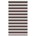 Miniatyrbild 2 av 2: Rullgardin randig brun 80 x 175 cm transparent