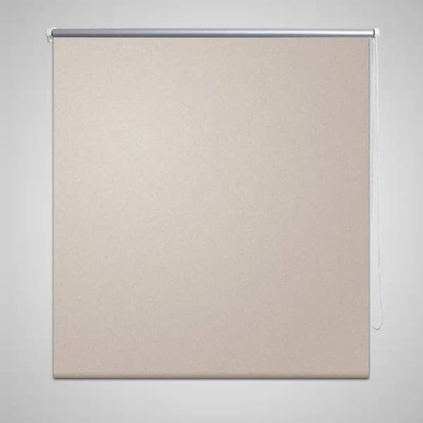 Rullgardin beige 120 x 175 cm mörkläggande