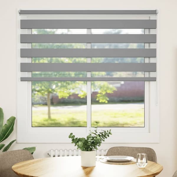Rullgardin Zebra 120 x 175 cm grå