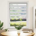 Miniatyrbild 1 av 2: Rullgardin randig vit 100 x 175 cm transparent