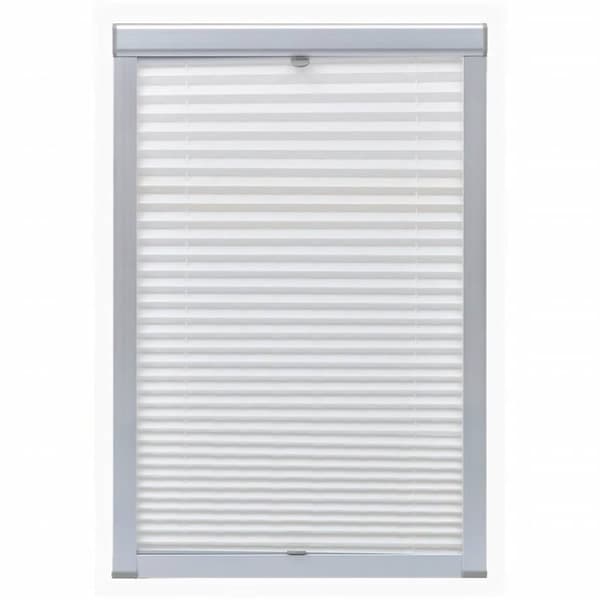 Plisségardin vit M08/308