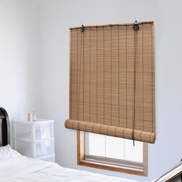 Rullgardin bambu 150x160 cm brun
