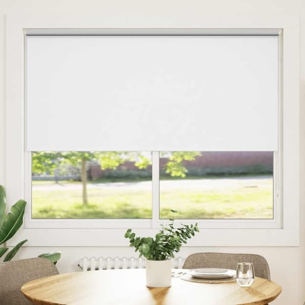 Rullgardin vit 140 x 175 cm mörkläggande