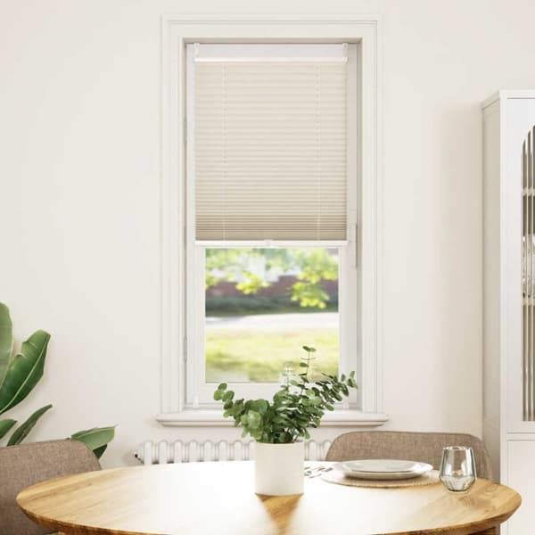Plisségardin 60x125 cm creme