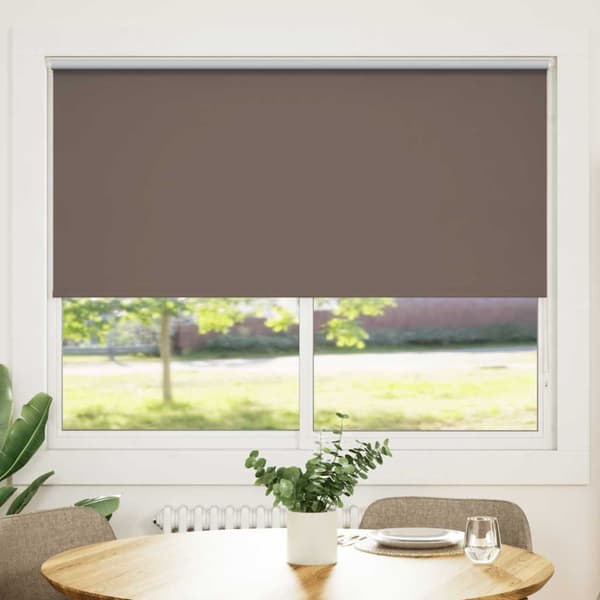 Rullgardin brun 160 x 175 cm mörkläggande