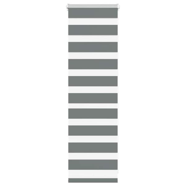 Zebragardin mörkgrå 40x100 cm tyg bredd 35,9 cm polyester