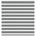 Miniatyrbild 1 av 2: Rullgardin zebra mörkgrå 145x100 cm tyg bredd 140,9cm polyester