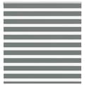 Miniatyrbild 1 av 2: Rullgardin zebra mörkgrå 145x150 cm tyg bredd 140,9cm polyester