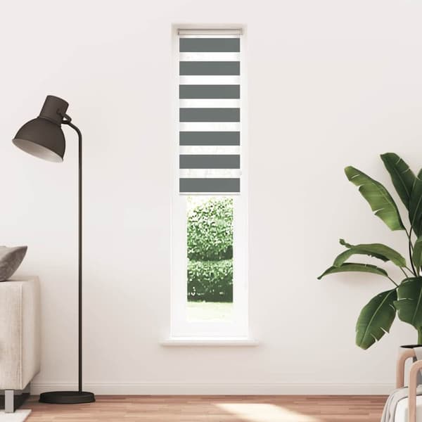 Rullgardin zebra svart 115x100 cm tyg bredd 110,9cm polyester