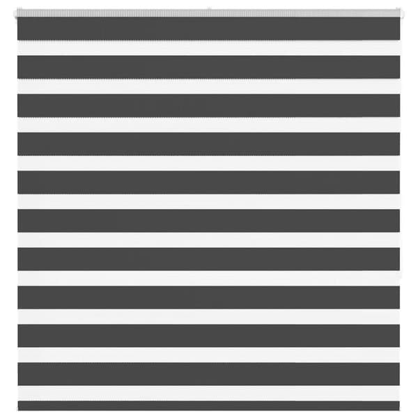 Rullgardin zebra svart 145x150 cm tyg bredd 140,9cm polyester