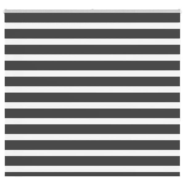 Rullgardin zebra svart 155x150 cm tyg bredd 150,9cm polyester