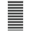 Miniatyrbild 1 av 2: Rullgardin zebra svart 75x100 cm tyg bredd 70,9 cm polyester